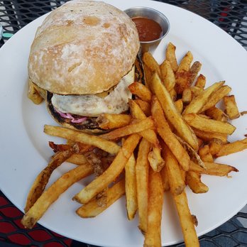 Barley Vine Rail - Handmade Burger was super delicious - Canadian (New) Near Me - Orangeville, Ontario Barley Vine Rail - Handmade Burger was super delicious - Canadian (New) Near Me - Orangeville, Ontario