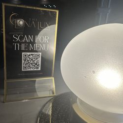 The Luna Lux Lounge - Menu