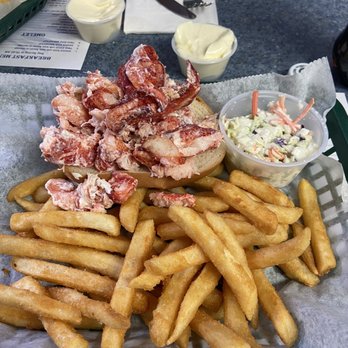 Eagles Nest Restaurant - Lobster roll special. A lot of lobster, had to eat with a fork. - Seafood Near Me - Brewer, Maine Eagles Nest Restaurant - Lobster roll special. A lot of lobster, had to eat with a fork. - Seafood Near Me - Brewer, Maine