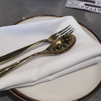 Anjappar - a fork and a spoon on a plate - Indian Near Me - Dublin, California