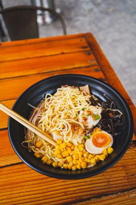 Lifting Noodles Ramen by null