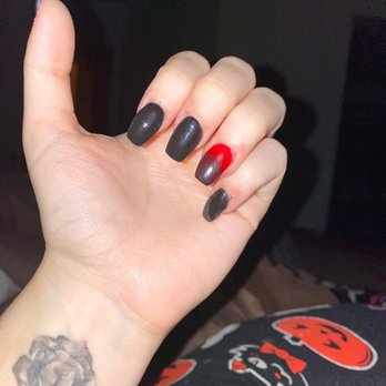 Nailganic - You can see how one ombré nail is lighter and how there's a space at the bottom of my nails like they weren't done just a day ago at all. - Nail Salons Near Me - Glendale, Arizona Nailganic - You can see how one ombré nail is lighter and how there's a space at the bottom of my nails like they weren't done just a day ago at all. - Nail Salons Near Me - Glendale, Arizona