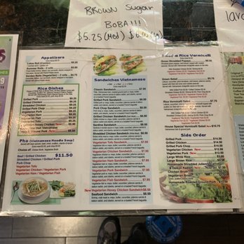 Lotus Vietnamese Sandwiches - Menu 2 as of December 2021 - Vietnamese Near Me - Brooklyn, New York