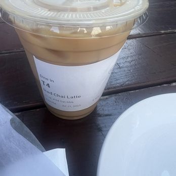 Tatte Bakery & Cafe | Bethesda - Iced chai latte with oat milk - Coffee & Tea Near Me - Bethesda, Maryland Tatte Bakery & Cafe | Bethesda - Iced chai latte with oat milk - Coffee & Tea Near Me - Bethesda, Maryland