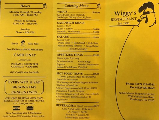 Menu photo 7 Wiggy'S Of Stott Town Cen Pittsburg, PA Menu photo 7 Wiggy'S Of Stott Town Cen Pittsburg, PA