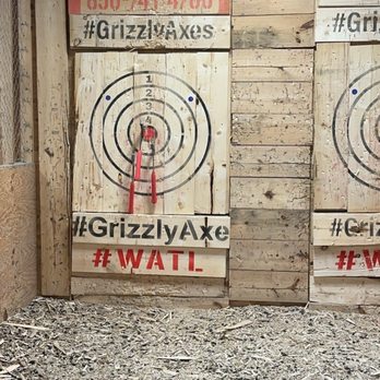 Grizzly Axes - He let us throw 3 and even 4 axes at one time. Out daughter got all 3 to stick. - Axe Throwing Near Me - Pensacola, Florida Grizzly Axes - He let us throw 3 and even 4 axes at one time. Out daughter got all 3 to stick. - Axe Throwing Near Me - Pensacola, Florida