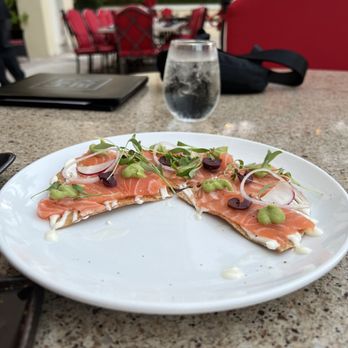 Ke-uh - Salmon pizza good too much garlic mayo - Sushi Bars Near Me - Sunny Isles Beach, Florida Ke-uh - Salmon pizza good too much garlic mayo - Sushi Bars Near Me - Sunny Isles Beach, Florida
