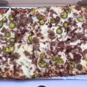 Two Guys from Italy - Square 5 topping X-Large Pizza - Pizza Near Me - Royal Oak, Michigan Two Guys from Italy - Square 5 topping X-Large Pizza - Pizza Near Me - Royal Oak, Michigan