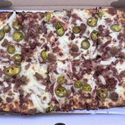 Square 5 topping X-Large Pizza