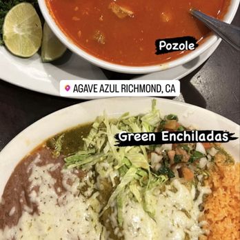 El Agave Azul - Green Enchiladas & Pozole - Mexican Near Me - Richmond, California