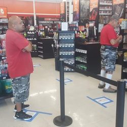 AutoZone - I know employees wear uniforms, but customers have one too?!?!