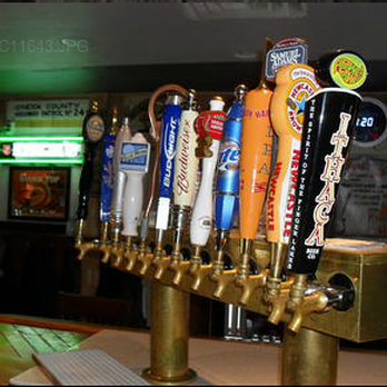 Marble Hill Inn - a row of beer taps - Chicken Wings Near Me - Oneida, New York