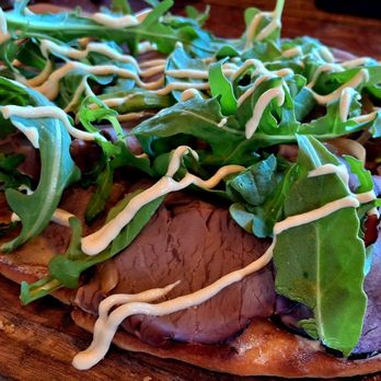 Roma Coffee - Roast beef flatbread. A weekly special. - Coffee & Tea Near Me - Las Vegas, Nevada Roma Coffee - Roast beef flatbread. A weekly special. - Coffee & Tea Near Me - Las Vegas, Nevada