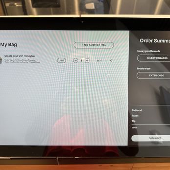 honeygrow - Ordering tablet - Salad Near Me - Columbia, Maryland honeygrow - Ordering tablet - Salad Near Me - Columbia, Maryland