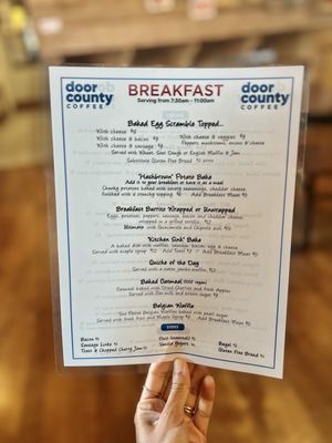 Menu photo 3 Door County Coffee Sturgeon Bay, WI Menu photo 3 Door County Coffee Sturgeon Bay, WI