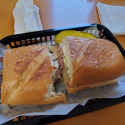Progress Deli - Cuban sandwich is "BUSTIN"!!!