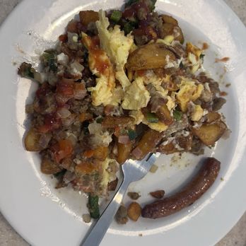 Wild Eggs - Potato Head Casserole (sub hash brown for skillet potatoes) - Breakfast & Brunch Near Me - Greenwood, Indiana