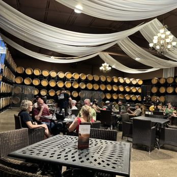 Opolo Vineyards - Inside Barrel Room Where We Eat - Wineries Near Me - Paso Robles, California Opolo Vineyards - Inside Barrel Room Where We Eat - Wineries Near Me - Paso Robles, California