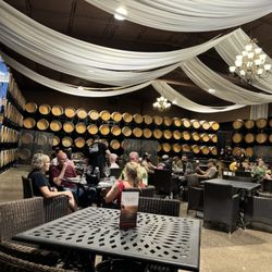 Opolo Vineyards - Inside Barrel Room Where We Eat