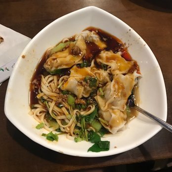 Dolphin Bay - Spicy wonton noodles...after my sister took one bite. - Taiwanese Near Me - Boston, Massachusetts
