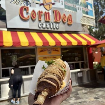 Corn Dog Castle - Deep fried elote dog - Hot Dogs Near Me - Anaheim, California