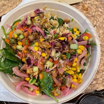 CAVA - Balsamic date chicken bowl - Mediterranean Near Me - Paramus, New Jersey