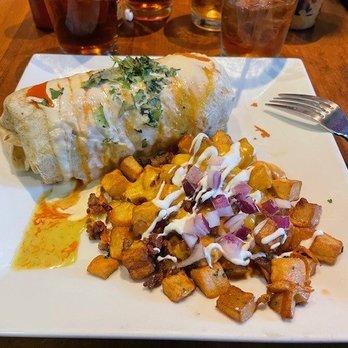 Frontier Perk Cafe - The Breakfast Burrito - DELISH! - Cafes Near Me - St. Charles, Missouri