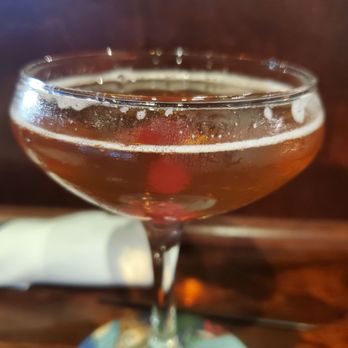 Riptides Seafood Restaurant - This is a Manhattan. Done quite well. I recommend this drink. - Seafood Near Me - Chester, Virginia Riptides Seafood Restaurant - This is a Manhattan. Done quite well. I recommend this drink. - Seafood Near Me - Chester, Virginia