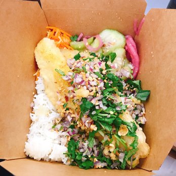 Ekiben - Tackle Box (fried catfish rice bowl). - Asian Fusion Near Me - Baltimore, Maryland Ekiben - Tackle Box (fried catfish rice bowl). - Asian Fusion Near Me - Baltimore, Maryland