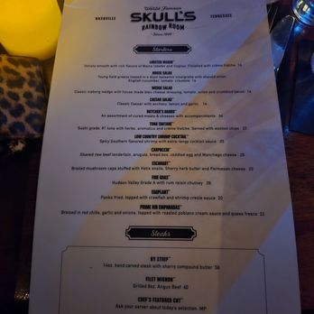 Skull's Rainbow Room - Menu - Cocktail Bars Near Me - Nashville, Tennessee Skull's Rainbow Room - Menu - Cocktail Bars Near Me - Nashville, Tennessee
