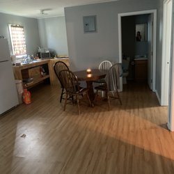 Camp Riverview - living/ kitchen space