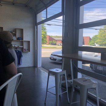 Little Wolf - Garage door open in the nice weather - Coffee Roasteries Near Me - Ipswich, Massachusetts Little Wolf - Garage door open in the nice weather - Coffee Roasteries Near Me - Ipswich, Massachusetts