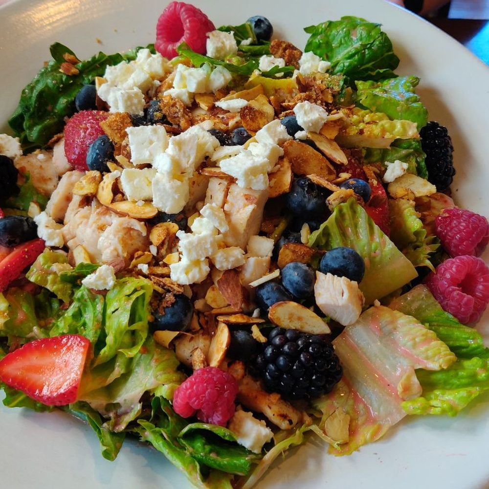 The Beehive Grill - Mixed Berry Salad, it was incredible! - Bars Near Me - Logan, Utah The Beehive Grill - Mixed Berry Salad, it was incredible! - Bars Near Me - Logan, Utah
