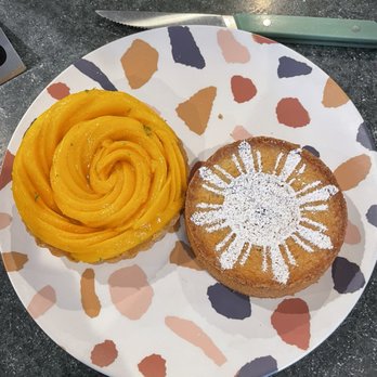 Kasama - Mango Tart and Ube Huckleberry Basque - Filipino Near Me - Chicago, Illinois Kasama - Mango Tart and Ube Huckleberry Basque - Filipino Near Me - Chicago, Illinois