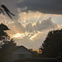 Sunset from the patio