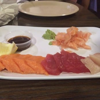 Bob Chinn's Crab House - Sashimi plate. They forgot the poke, but the kitchen made more and it was brought out later. - Seafood Near Me - Wheeling, Illinois Bob Chinn's Crab House - Sashimi plate. They forgot the poke, but the kitchen made more and it was brought out later. - Seafood Near Me - Wheeling, Illinois