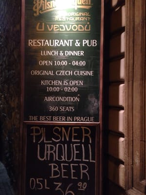 Menu photo 2 Restaurace U Vejvodů Prague, PR Menu photo 2 Restaurace U Vejvodů Prague, PR