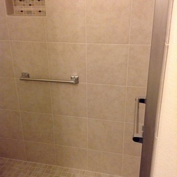 AGC Contractor - Lovely shower room! And my mom loves the grab bars! - General Contractors Near Me