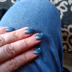 Nails & Hair Palace - Cat's eye effect well worth the extra $