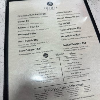 Soshel Bistro - Menu - Bars Near Me - Petersburg, Virginia
