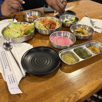 Chef JK Korean BBQ - Kim-Chi-Jji-Gae, salad, radishes - Korean Near Me - Evans, Georgia Chef JK Korean BBQ - Kim-Chi-Jji-Gae, salad, radishes - Korean Near Me - Evans, Georgia