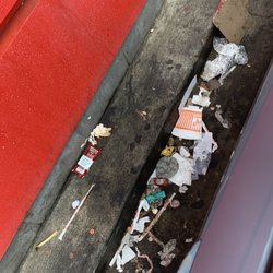 This is literally right by the drive thru window.