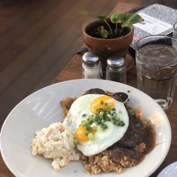Aloha Mixed Plate - Loco Moco $19 - Hawaiian Near Me - Lahaina, Hawaii