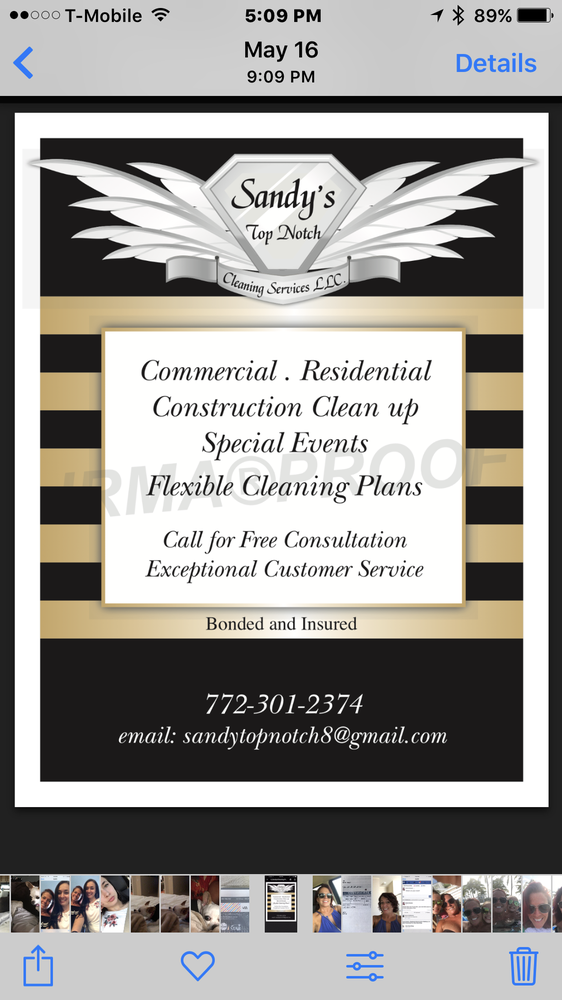 SANDY’S TOP NOTCH CLEANING SERVICE Updated September 2024 Port