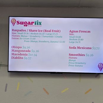 Sugar Fix Raspados - Ice Cream & Frozen Yogurt Near Me - Mesa, Arizona