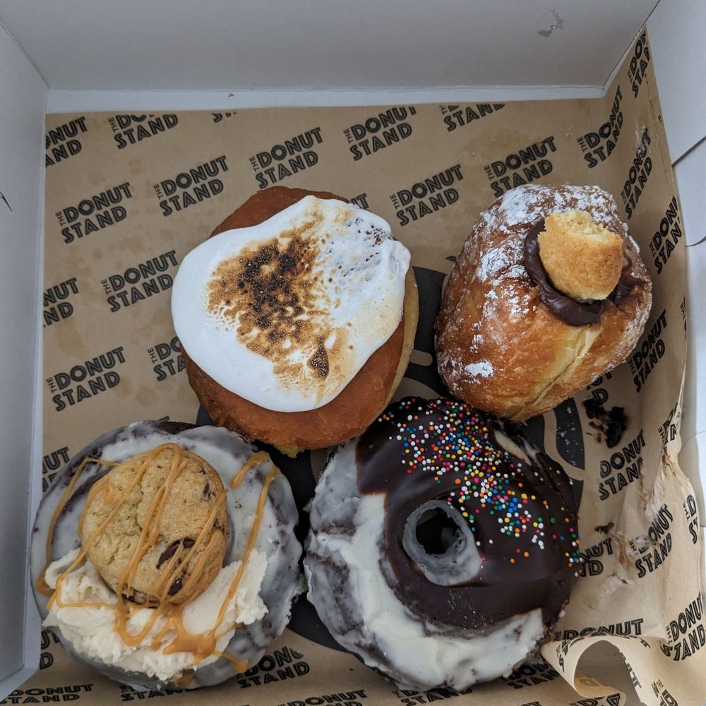 Donut Stand - Torched mandarin, chocolate pudding, cookies & cream, black & white - Pop-up Shops Near Me - Hopkinton, Massachusetts Donut Stand - Torched mandarin, chocolate pudding, cookies & cream, black & white - Pop-up Shops Near Me - Hopkinton, Massachusetts