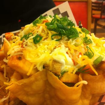 Bom Bom Grill - Up close and personal kookoo fries! - Asian Fusion Near Me - Bellflower, California