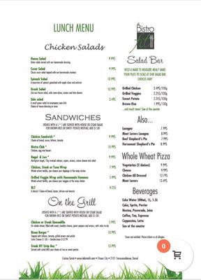 Menu photo 1 Le Bistro Fit Dorval, QC Menu photo 1 Le Bistro Fit Dorval, QC
