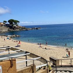 Playa de Llafranc - View from the top of the stairs