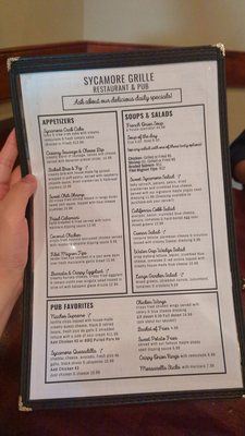 Menu photo 2 Sycamore Grille Delaware Water Gap, PA Menu photo 2 Sycamore Grille Delaware Water Gap, PA